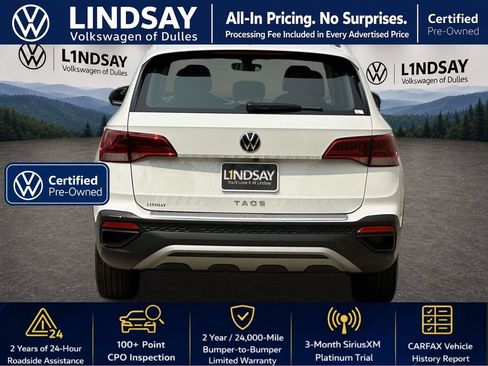 Certified 2023 Volkswagen Taos S w/ IQ Drive S Package FWD image 6