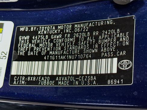 Used 2022 Toyota Camry SE image 39