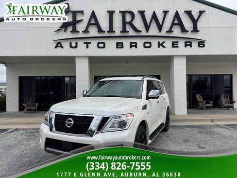Used 2019 Nissan Armada Platinum w/ Captain's Chairs Package AWD/4WD image 1