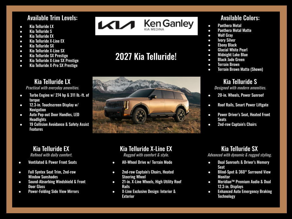 New 2027 Kia Telluride SX Prestige X-Line w/ Towing Package AWD/4WD image 28
