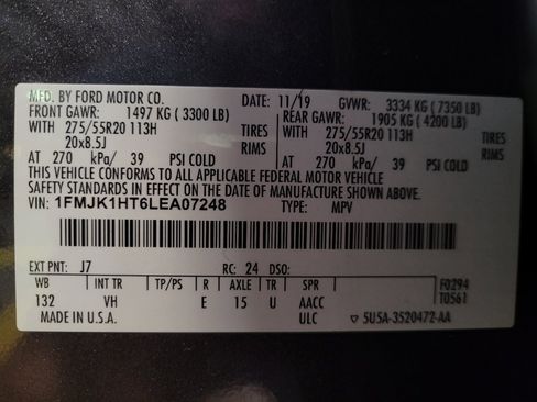 Used 2020 Ford Expedition Max XLT w/ Equipment Group 202A RWD image 33