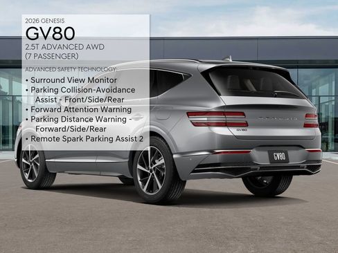 New 2026 Genesis GV80 2.5T Advanced image 7