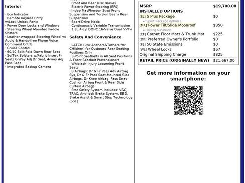 Used 2014 Toyota Corolla S image 2