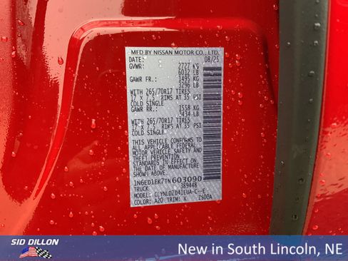 New 2026 Nissan Frontier PRO-4X w/ Pro-4x Convenience Package image 12