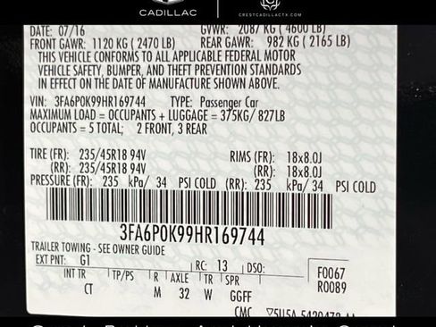 Used 2017 Ford Fusion Titanium FWD image 27