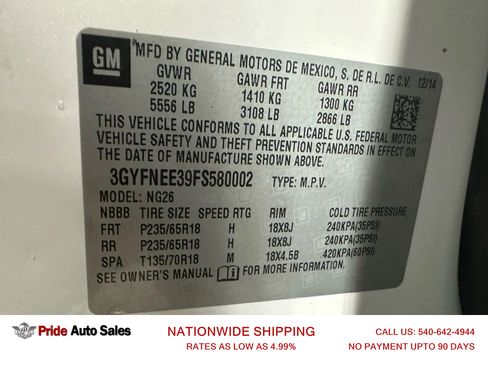 Used 2015 Cadillac SRX Luxury w/ Driver Awareness Package image 36