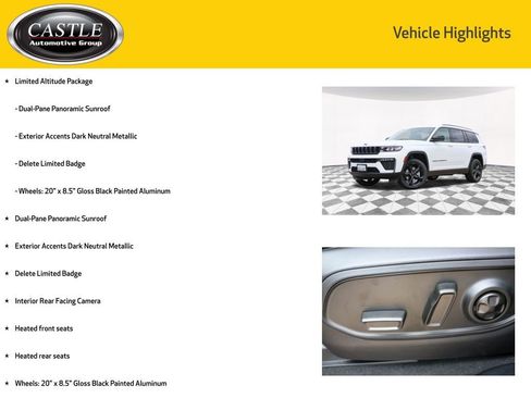 New 2026 Jeep Grand Cherokee L Limited w/ Limited Altitude Package image 3