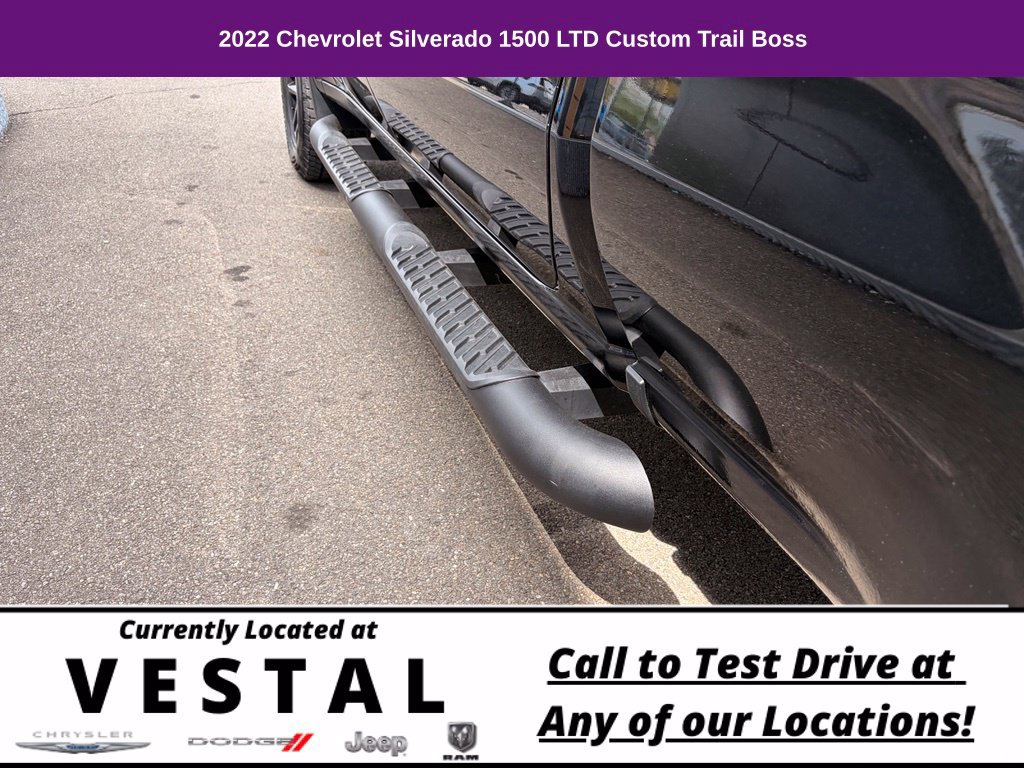 Used 2022 Chevrolet Silverado 1500 Custom Trail Boss w/ LPO, Dark Essentials Package AWD/4WD image 10