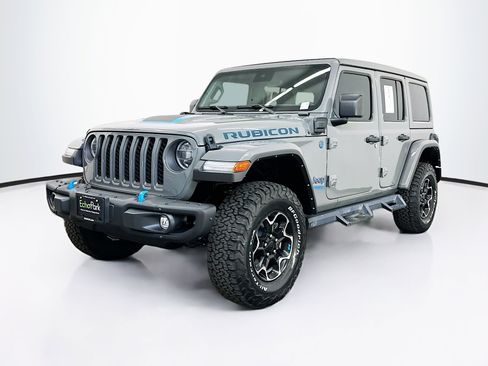 Used 2022 Jeep Wrangler Unlimited Rubicon 4xe w/ Steel Bumper Group AWD/4WD image 3