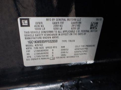 Used 2015 Chevrolet Silverado 2500 LTZ w/ Duramax Plus Package image 53