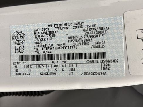 Used 2023 Ford F150 Lariat w/ Equipment Group 502A High image 46