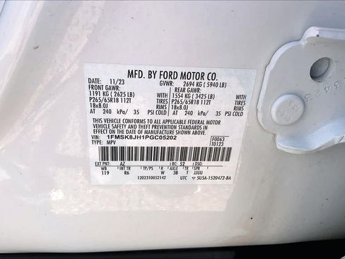 Used 2023 Ford Explorer Timberline AWD/4WD image 33