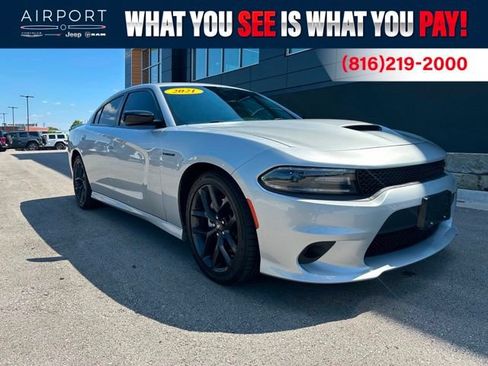 Used 2021 Dodge Charger R/T w/ Blacktop Package RWD image 1