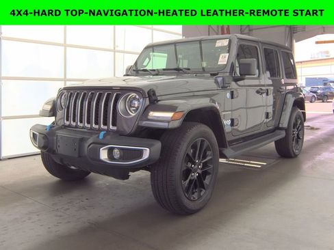 Used 2023 Jeep Wrangler Unlimited Sahara w/ Cold Weather Group AWD/4WD image 1