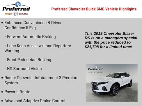 Certified 2019 Chevrolet Blazer RS image 6