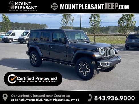 Certified 2025 Jeep Wrangler Unlimited Sahara AWD/4WD image 1