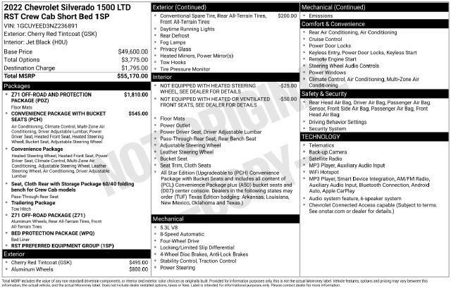 Used 2022 Chevrolet Silverado 1500 RST AWD/4WD image 34