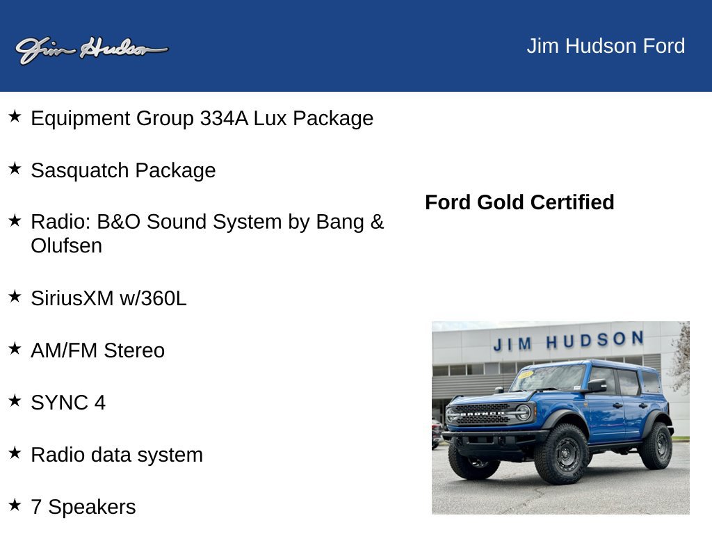 Certified 2025 Ford Bronco Badlands AWD/4WD image 12
