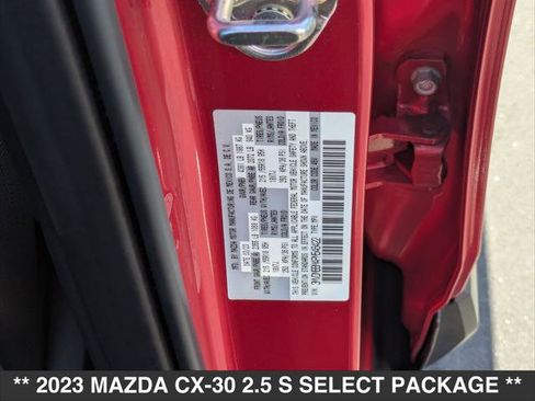 Used 2023 MAZDA CX-30 AWD 2.5 S w/ Select Package image 22