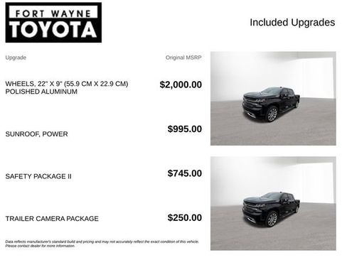 Used 2019 Chevrolet Silverado 1500 High Country w/ Safety Package II AWD/4WD image 4
