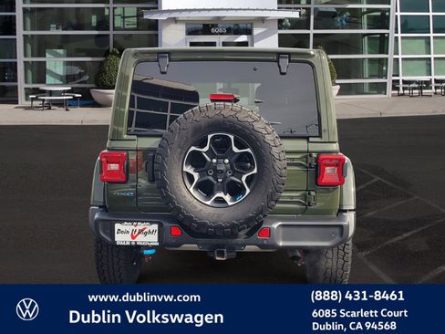 Used 2023 Jeep Wrangler Unlimited Rubicon 4xe w/ Safety Group image 5