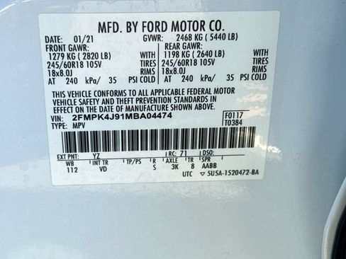 Used 2021 Ford Edge SEL AWD/4WD image 33
