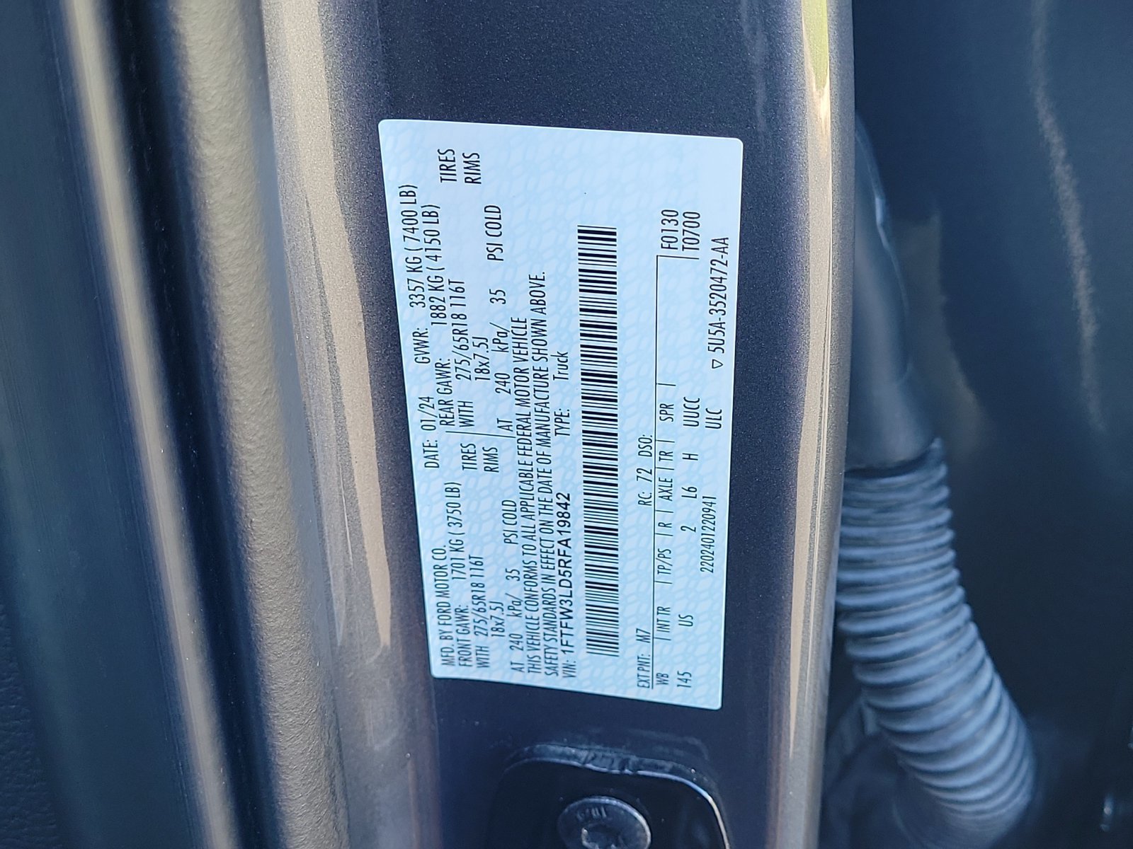 Certified 2024 Ford F150 XLT w/ Mobile Office Package AWD/4WD image 33