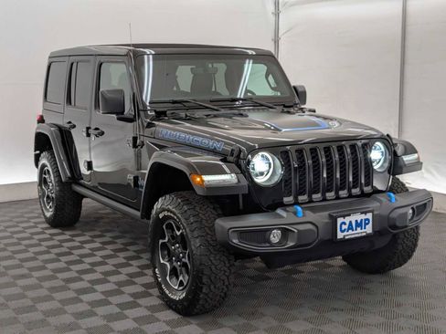 Used 2022 Jeep Wrangler Unlimited Rubicon 4xe w/ Cold Weather Group image 8
