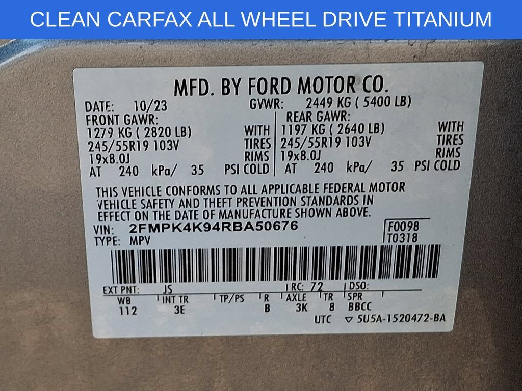 Used 2024 Ford Edge Titanium AWD/4WD image 28
