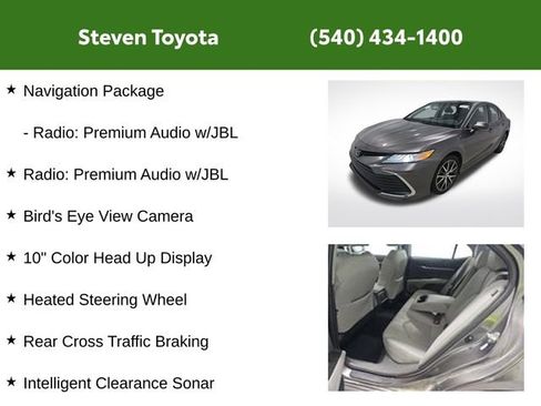 Certified 2024 Toyota Camry XLE w/ Navigation Package image 14