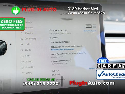 Used 2021 Tesla Model 3 Standard Range Plus RWD image 30