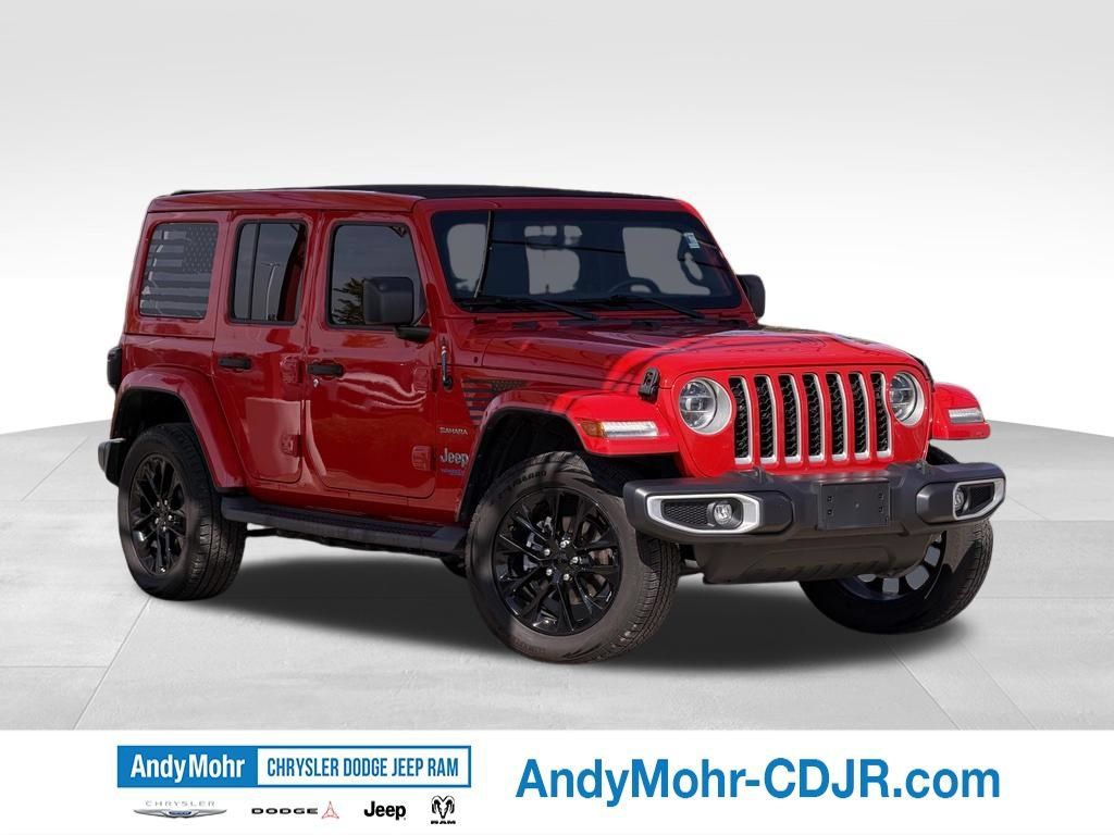 Used 2021 Jeep Wrangler Unlimited Sahara w/ Cold Weather Group AWD/4WD 360° Tour