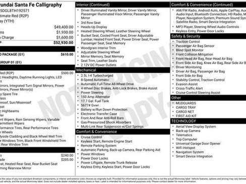 New 2026 Hyundai Santa Fe Calligraphy AWD/4WD image 11