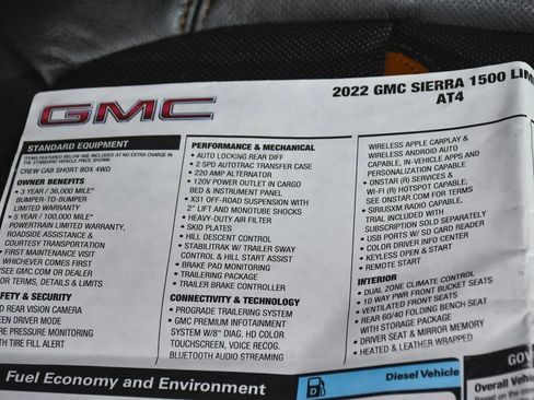 Used 2022 GMC Sierra 1500 AT4 image 64