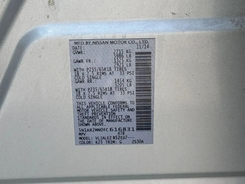 Used 2015 Nissan Pathfinder SV FWD image 32