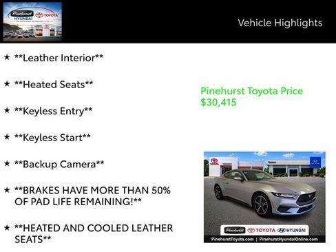 Used 2024 Ford Mustang Coupe RWD image 14