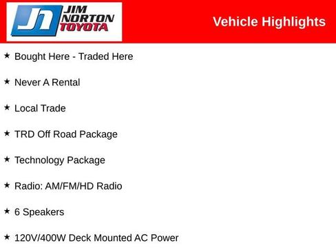 Used 2020 Toyota Tacoma TRD Off-Road w/ Technology Package AWD/4WD image 4