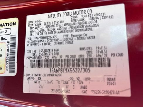 Used 2016 Ford Mustang Coupe w/ Wheel & Stripe Package RWD image 48