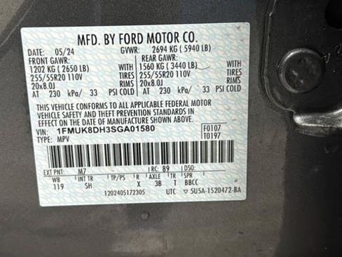 Used 2025 Ford Explorer Active w/ Active Comfort Package AWD/4WD image 29