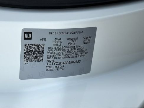 Used 2023 Chevrolet Corvette Stingray Premium Cpe RWD image 31