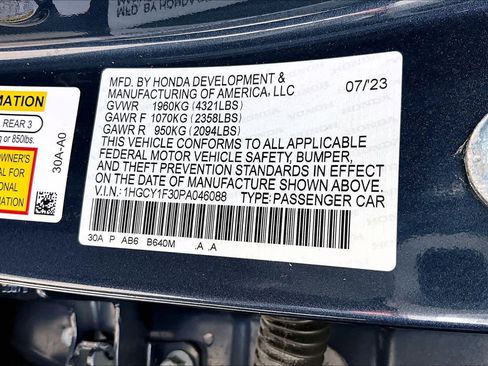Used 2023 Honda Accord EX image 33