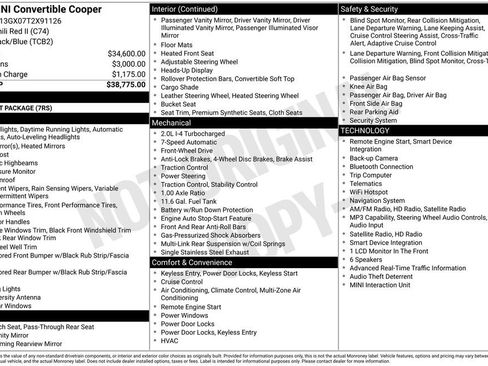 Used 2026 MINI Cooper Convertible FWD image 13