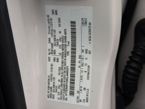 Used 2019 Ford Ranger Lariat w/ Equipment Group 501A Mid image 38