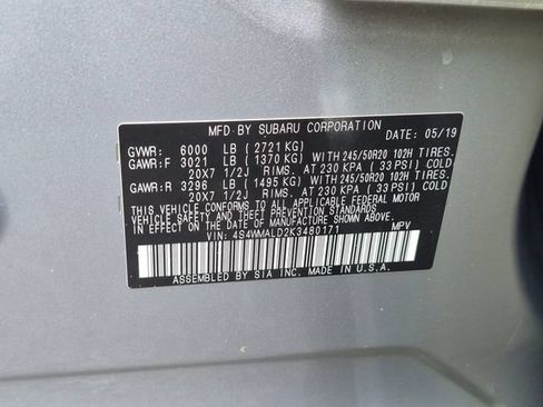 Used 2019 Subaru Ascent Limited AWD/4WD image 25