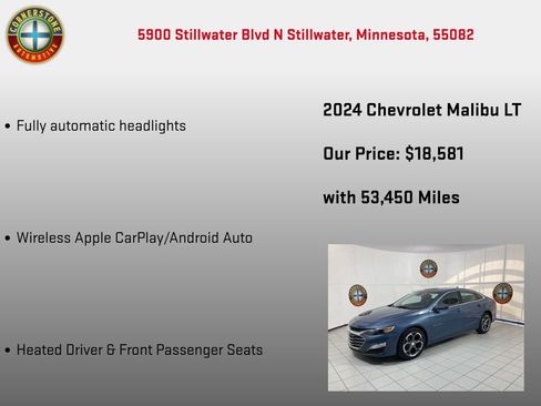 Used 2024 Chevrolet Malibu LT FWD image 15