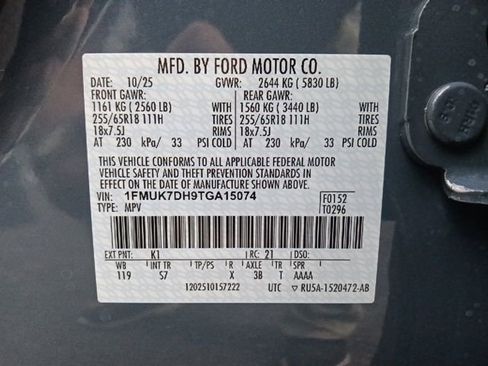 New 2026 Ford Explorer Active w/ Active Comfort Package RWD image 37