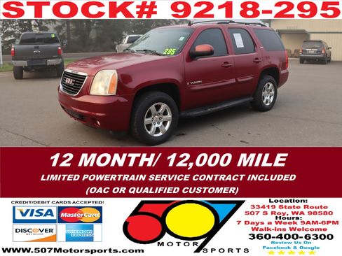 Used 2007 GMC Yukon SLT w/ SLT Preferred Equipment Group image 1