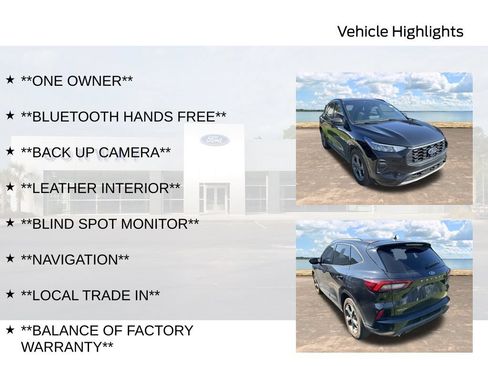 Certified 2024 Ford Escape ST-Line w/ Tech Pack #1 FWD image 6