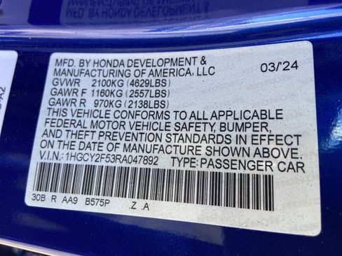 Used 2024 Honda Accord Sport image 32