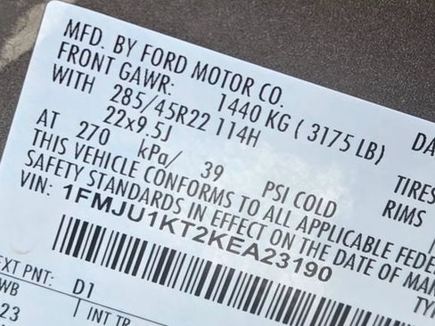 Used 2019 Ford Expedition Limited w/ Equipment Group 303A RWD image 13